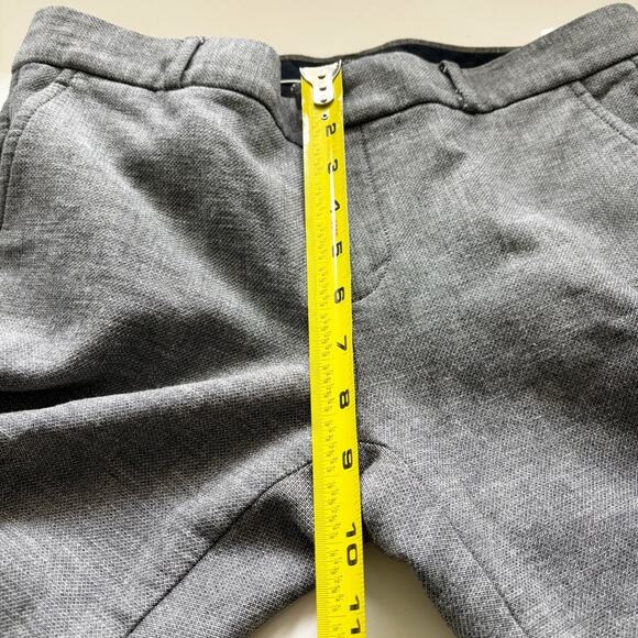 Banana Republic Ryan Fit Gray Dress Pant Sz 4 Low Rise Stretch Slim Straight - Picture 9 of 12